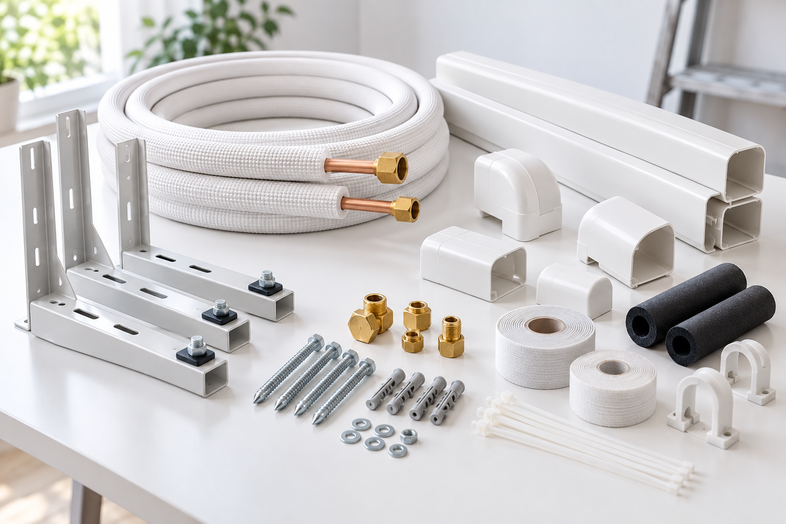 Materialen voor een nette airco-installatie